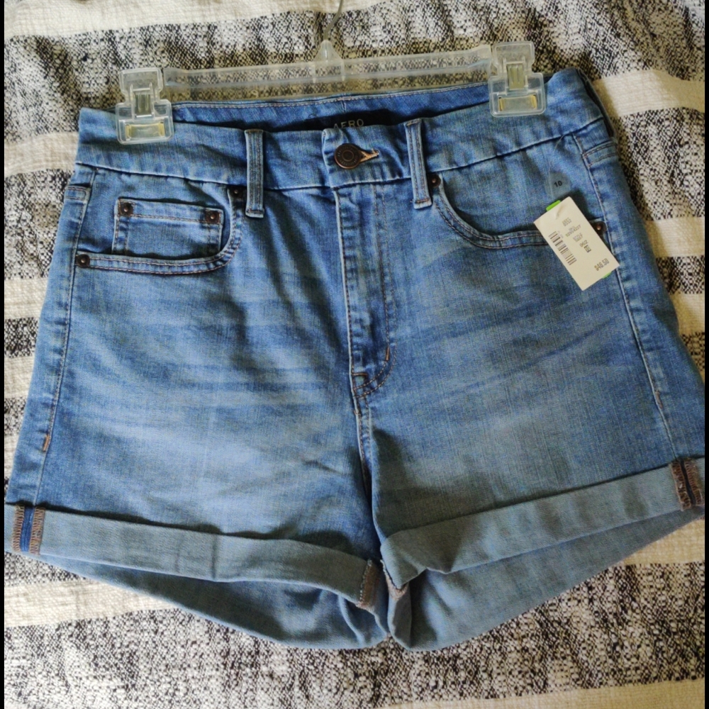 NWT High Rise Denim Shorts